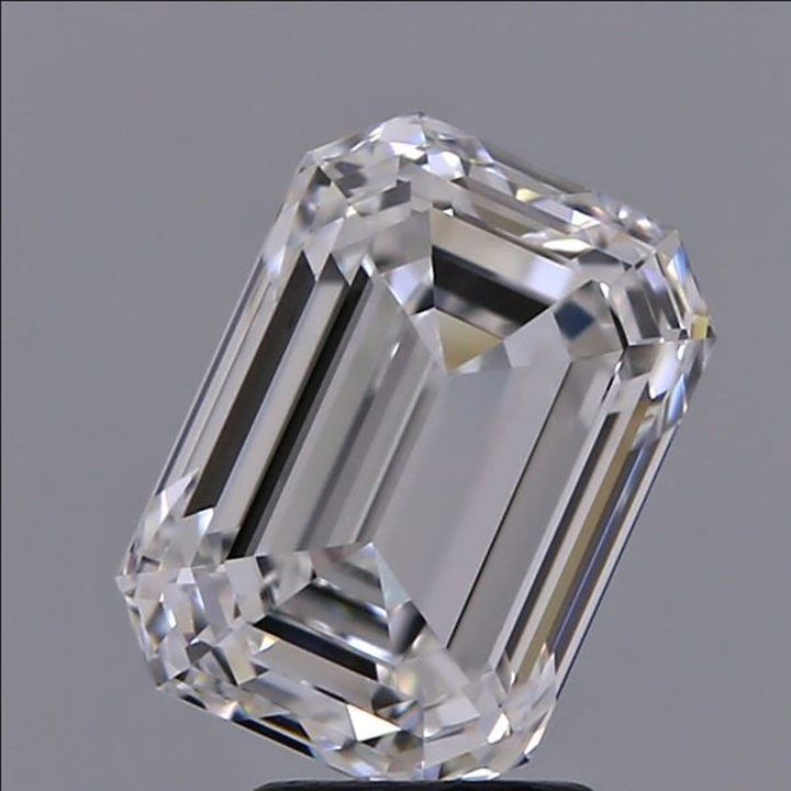 0.72 Carat Emerald Loose Diamond, F, VVS1, Super Ideal, GIA Certified