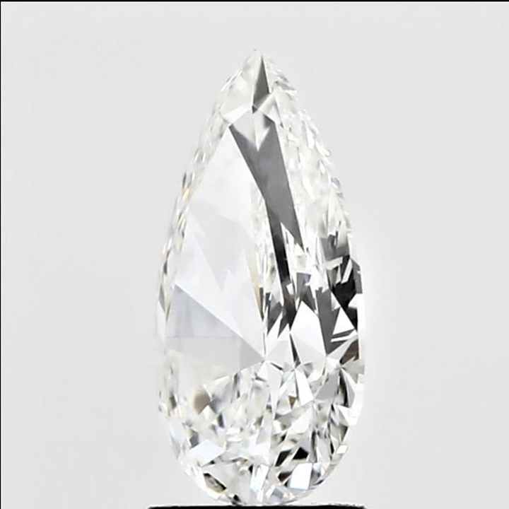 0.54 Carat Pear Loose Diamond, H, VS1, Super Ideal, GIA Certified