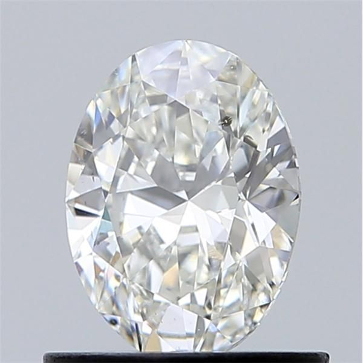 0.70 Carat Oval Loose Diamond, H, SI1, Ideal, GIA Certified | Thumbnail