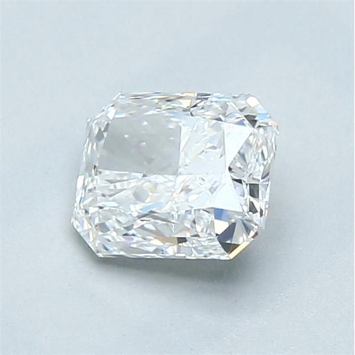 0.90 Carat Radiant Loose Diamond, D, VVS2, Excellent, GIA Certified | Thumbnail