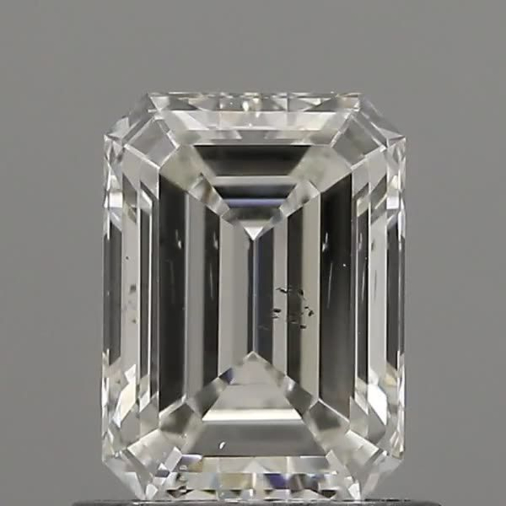 1.00 Carat Emerald Loose Diamond, F, SI1, Super Ideal, GIA Certified | Thumbnail