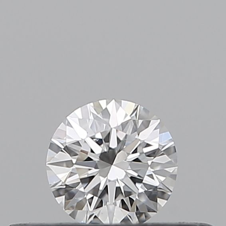 0.18 Carat Round Loose Diamond, E, VVS2, Super Ideal, GIA Certified