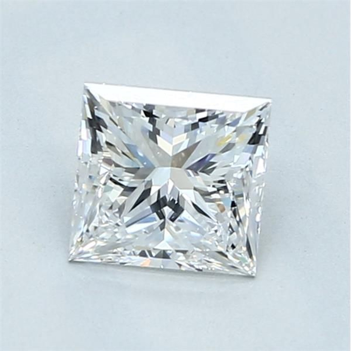 0.90 Carat Princess Loose Diamond, D, VS2, Super Ideal, GIA Certified