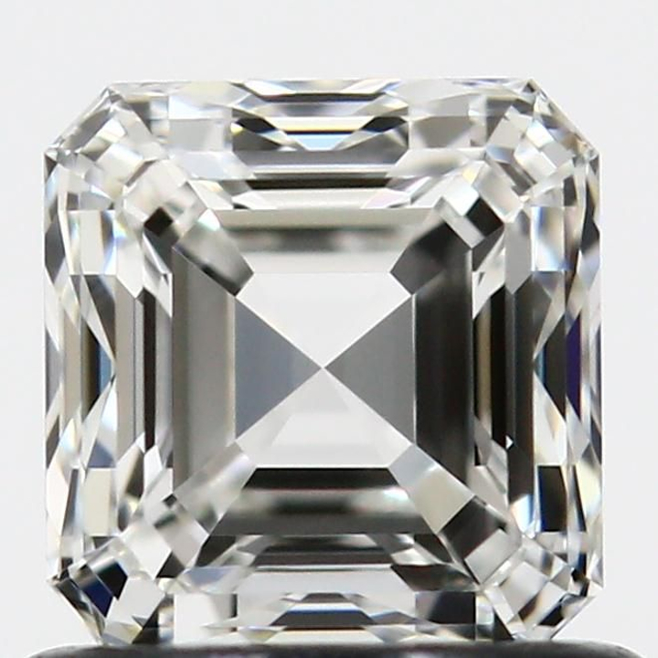 0.91 Carat Asscher Loose Diamond, F, FL, Ideal, GIA Certified