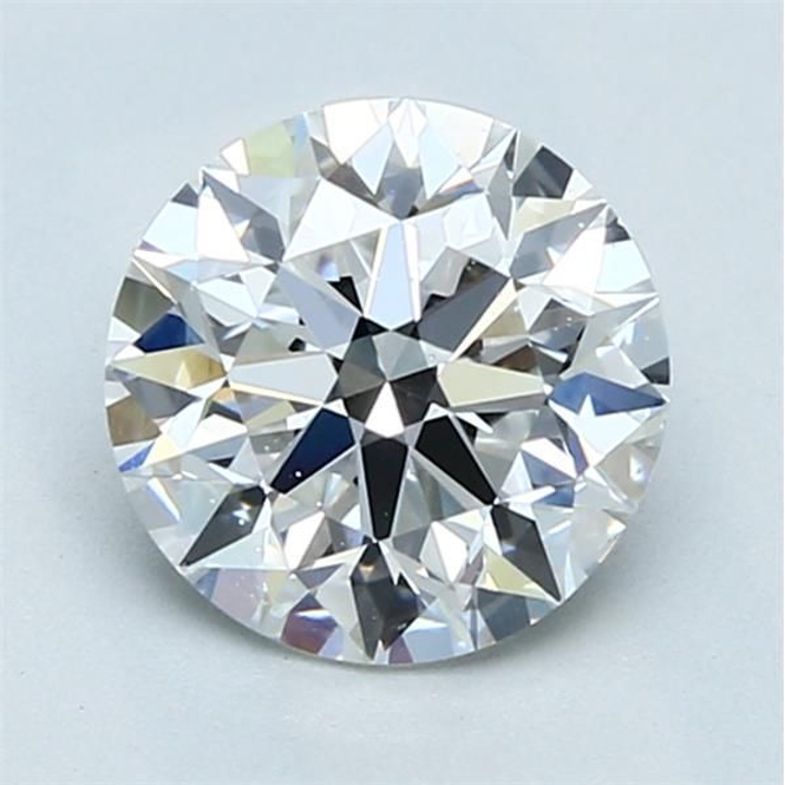 1.50 Carat Round Loose Diamond, E, VS2, Super Ideal, GIA Certified