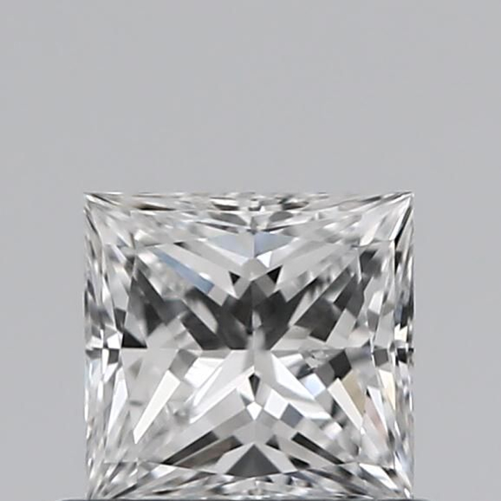 0.50 Carat Princess Loose Diamond, D, VS2, Excellent, GIA Certified