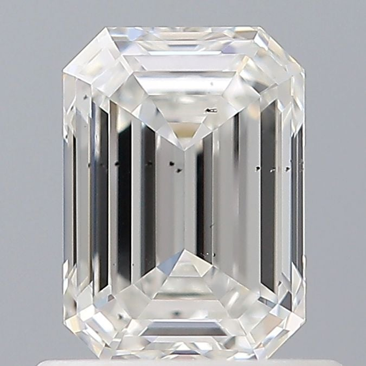 0.76 Carat Emerald Loose Diamond, F, SI1, Super Ideal, GIA Certified