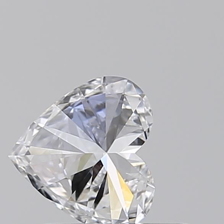 0.40 Carat Heart Loose Diamond, D, IF, Ideal, GIA Certified