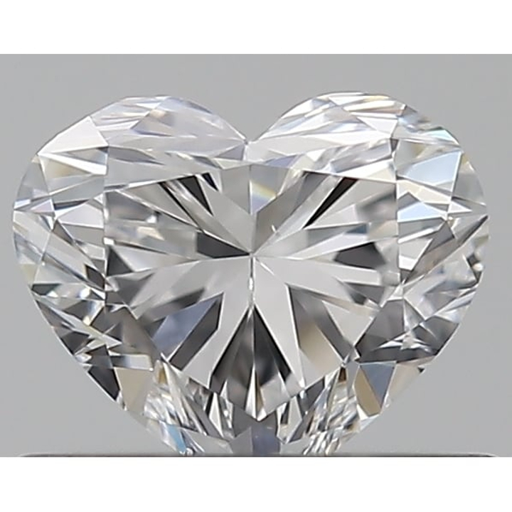 0.46 Carat Heart Loose Diamond, E, VS2, Ideal, GIA Certified | Thumbnail
