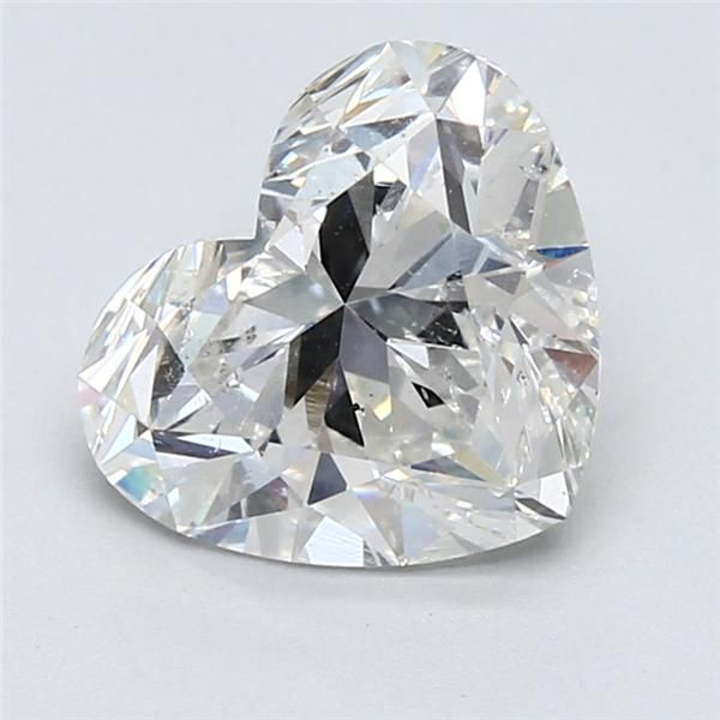 3.03 Carat Heart Loose Diamond, G, SI2, Super Ideal, GIA Certified