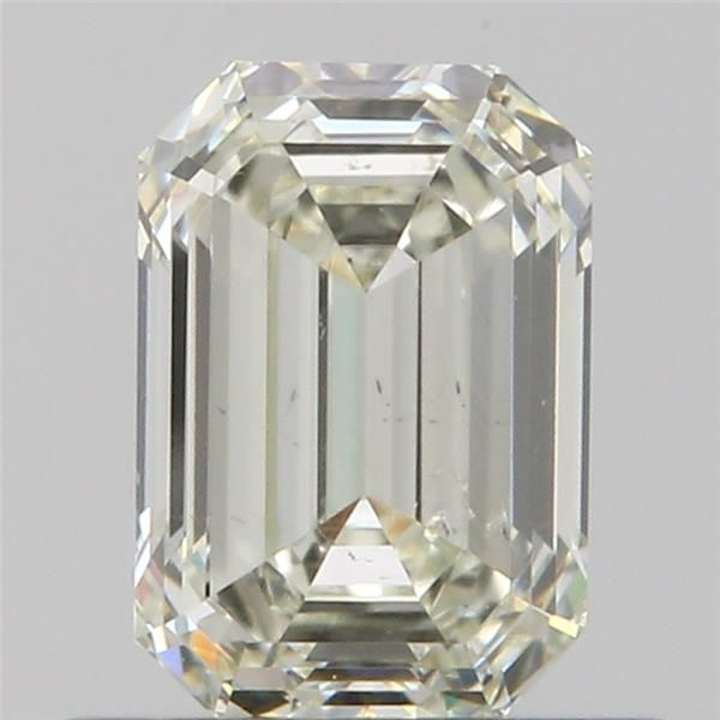 0.61 Carat Emerald Loose Diamond, K, SI1, Ideal, GIA Certified | Thumbnail