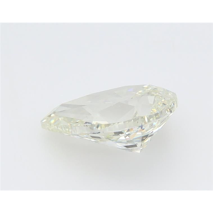 1.00 Carat Pear Loose Diamond, Light Green, SI1, Ideal, GIA Certified