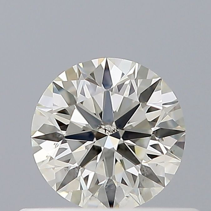 0.41 Carat Round Loose Diamond, K, SI1, Super Ideal, GIA Certified