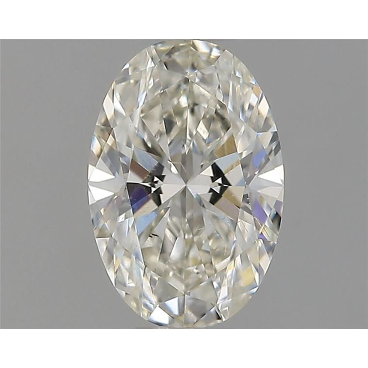 0.50 Carat Oval Loose Diamond, I, SI1, Super Ideal, GIA Certified