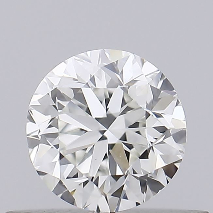 0.40 Carat Round Loose Diamond, H, VVS2, Good, GIA Certified | Thumbnail