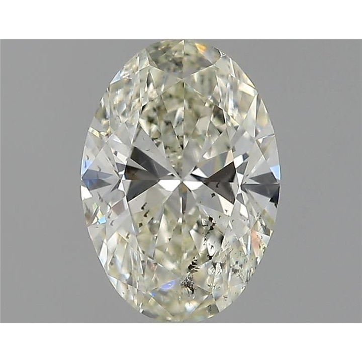 0.50 Carat Oval Loose Diamond, L, SI2, Ideal, GIA Certified