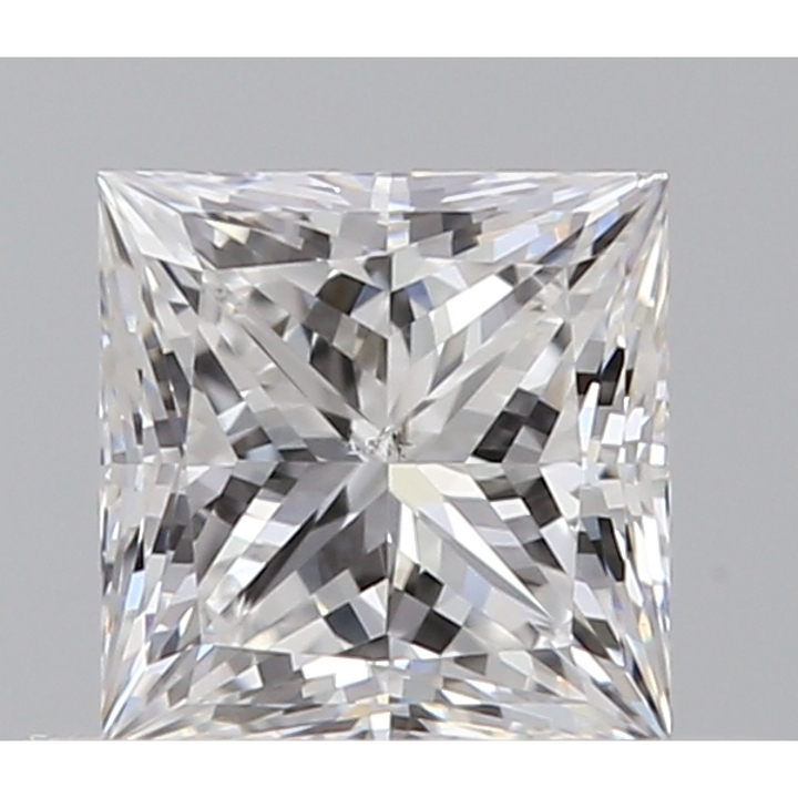 0.42 Carat Princess Loose Diamond, D, SI2, Super Ideal, GIA Certified