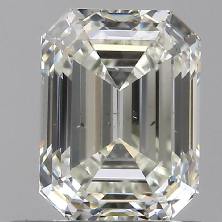 0.81 Carat Emerald Loose Diamond, K, VS2, Ideal, GIA Certified | Thumbnail