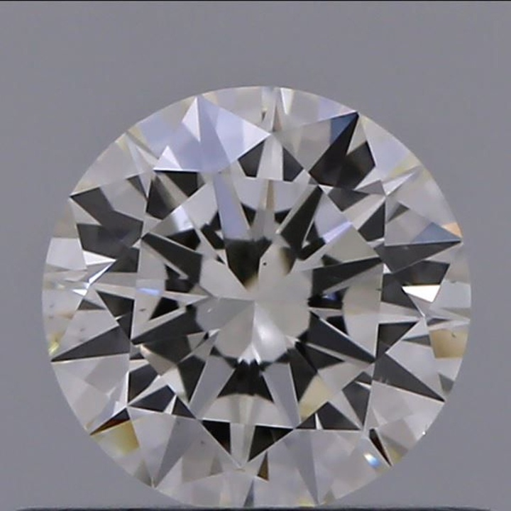 0.40 Carat Round Loose Diamond, J, VS2, Ideal, GIA Certified