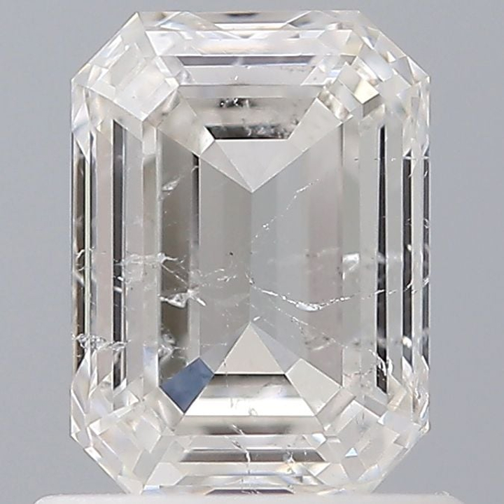 0.90 Carat Emerald Loose Diamond, F, I1, Super Ideal, GIA Certified