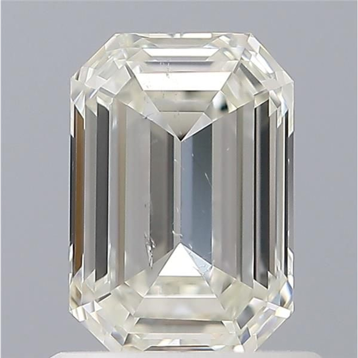 0.90 Carat Emerald Loose Diamond, J, SI2, Super Ideal, GIA Certified