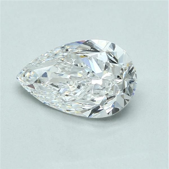2.01 Carat Pear Loose Diamond, D, SI2, Ideal, GIA Certified | Thumbnail