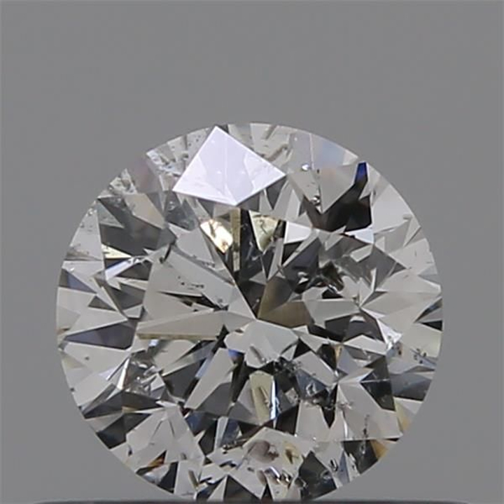 0.44 Carat Round Loose Diamond, F, I1, Very Good, GIA Certified | Thumbnail