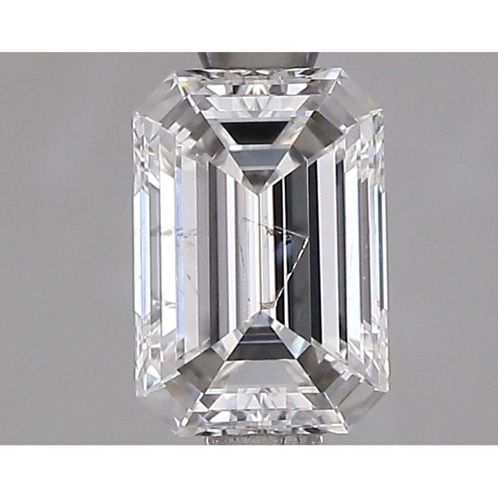 0.74 Carat Emerald Loose Diamond, F, SI2, Super Ideal, GIA Certified | Thumbnail