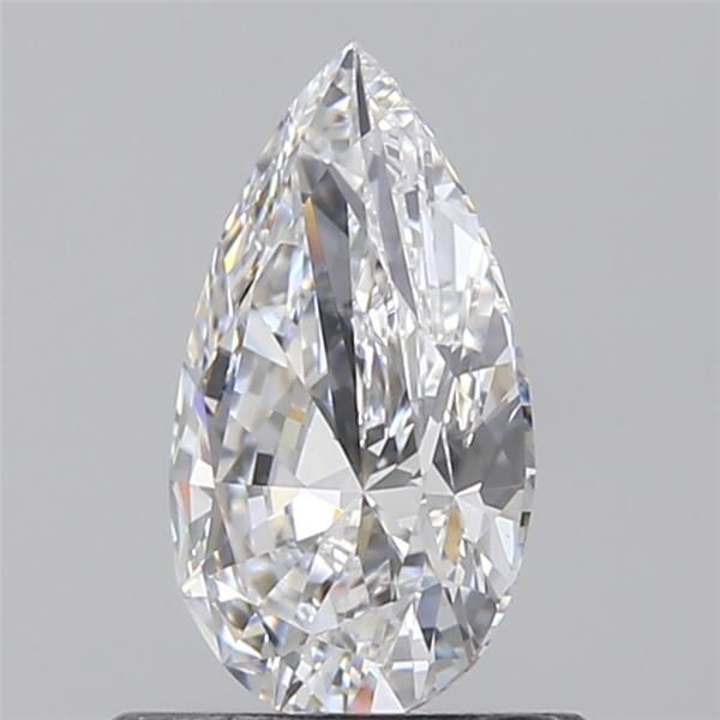 0.70 Carat Pear Loose Diamond, D, VVS1, Ideal, GIA Certified