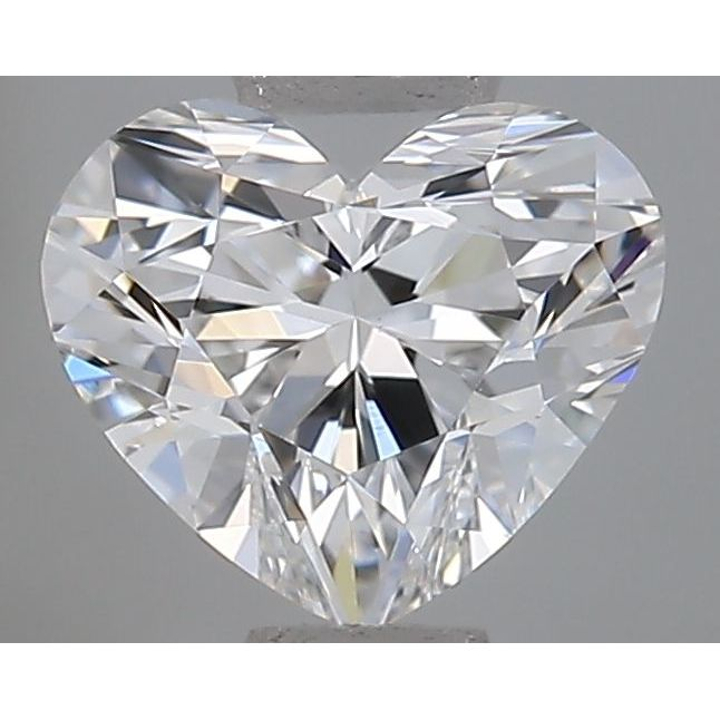 0.70 Carat Heart Loose Diamond, F, VVS2, Super Ideal, GIA Certified | Thumbnail