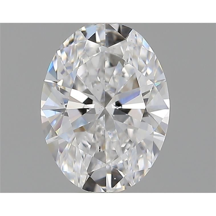 0.53 Carat Oval Loose Diamond, D, VS2, Super Ideal, GIA Certified