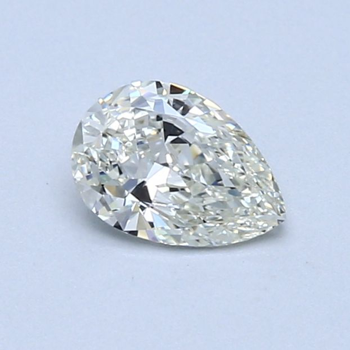 0.51 Carat Pear Loose Diamond, J, VVS1, Ideal, GIA Certified