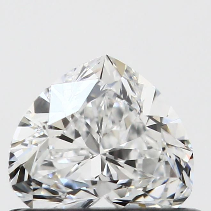 0.44 Carat Heart Loose Diamond, D, VS2, Ideal, GIA Certified | Thumbnail