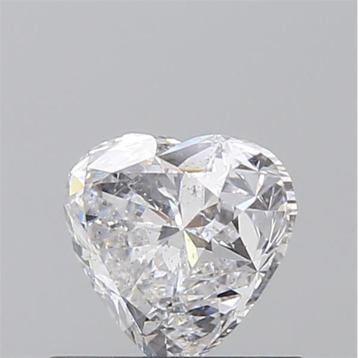 0.81 Carat Heart Loose Diamond, D, SI2, Super Ideal, GIA Certified | Thumbnail