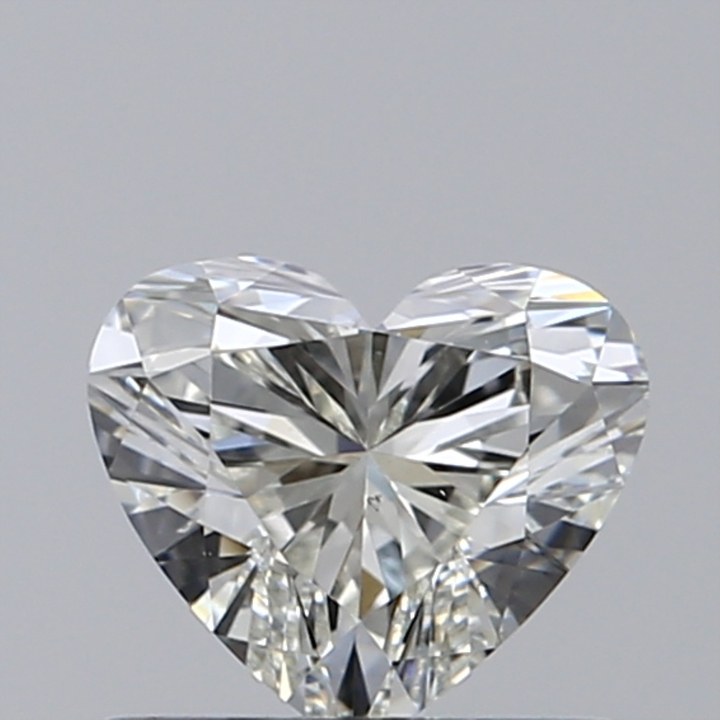 0.54 Carat Heart Loose Diamond, J, VS2, Super Ideal, GIA Certified