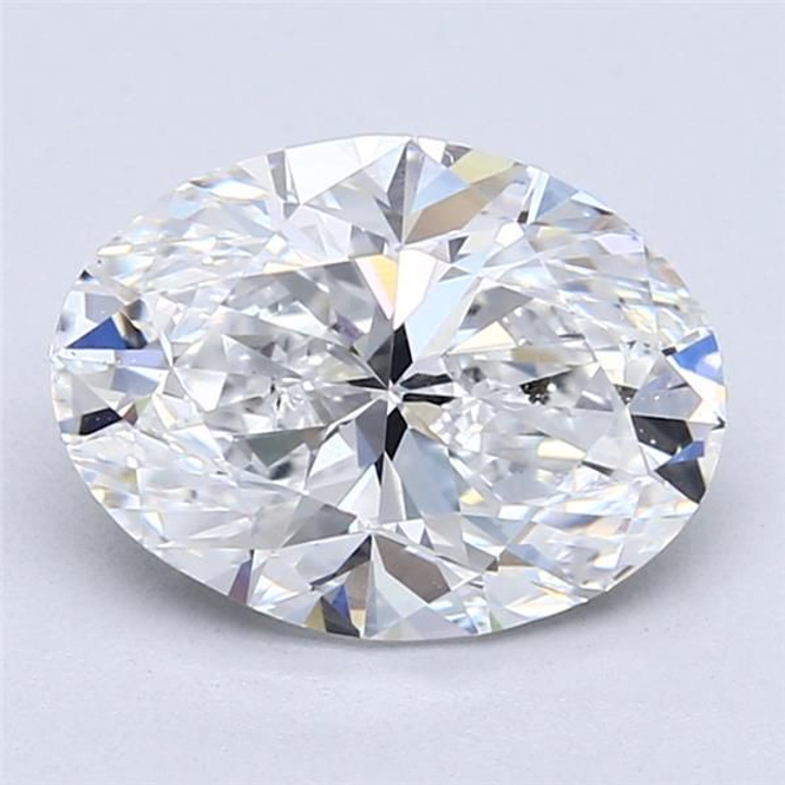 3.02 Carat Oval Loose Diamond, E, SI1, Super Ideal, GIA Certified | Thumbnail