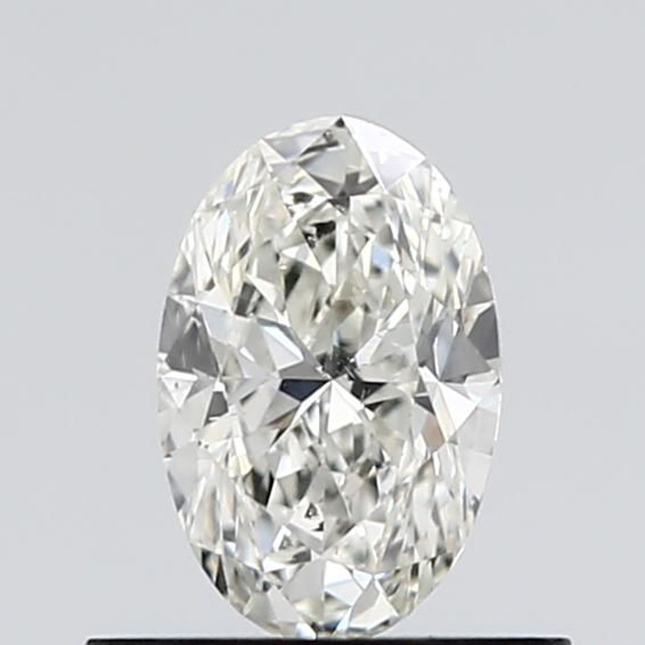 0.53 Carat Oval Loose Diamond, J, VS2, Excellent, GIA Certified