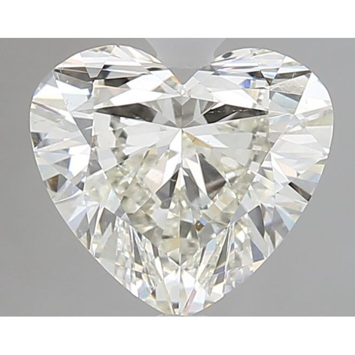 2.01 Carat Heart Loose Diamond, K, SI1, Super Ideal, GIA Certified