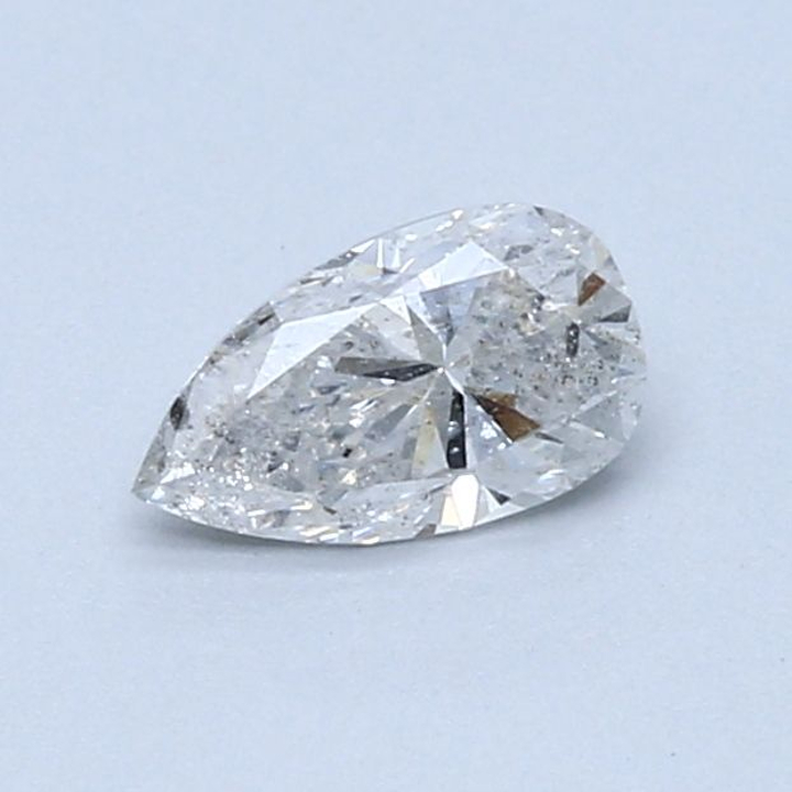 0.56 Carat Pear Loose Diamond, F, I2, Very Good, GIA Certified | Thumbnail