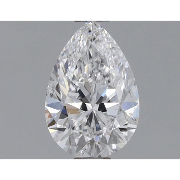 0.70 Carat Pear Loose Diamond, D, SI2, Ideal, GIA Certified