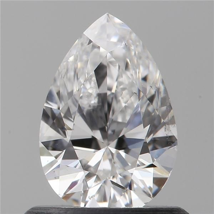 0.70 Carat Pear Loose Diamond, D, SI1, Ideal, GIA Certified | Thumbnail