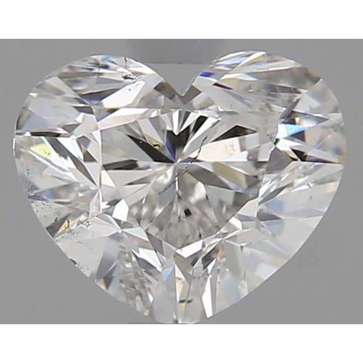 1.00 Carat Heart Loose Diamond, F, SI1, Excellent, GIA Certified