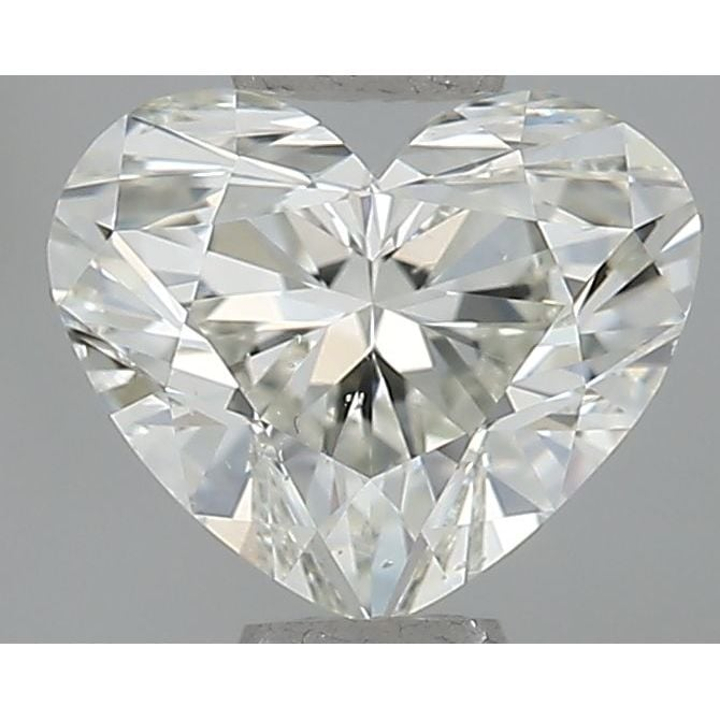 0.72 Carat Heart Loose Diamond, J, SI1, Super Ideal, GIA Certified | Thumbnail