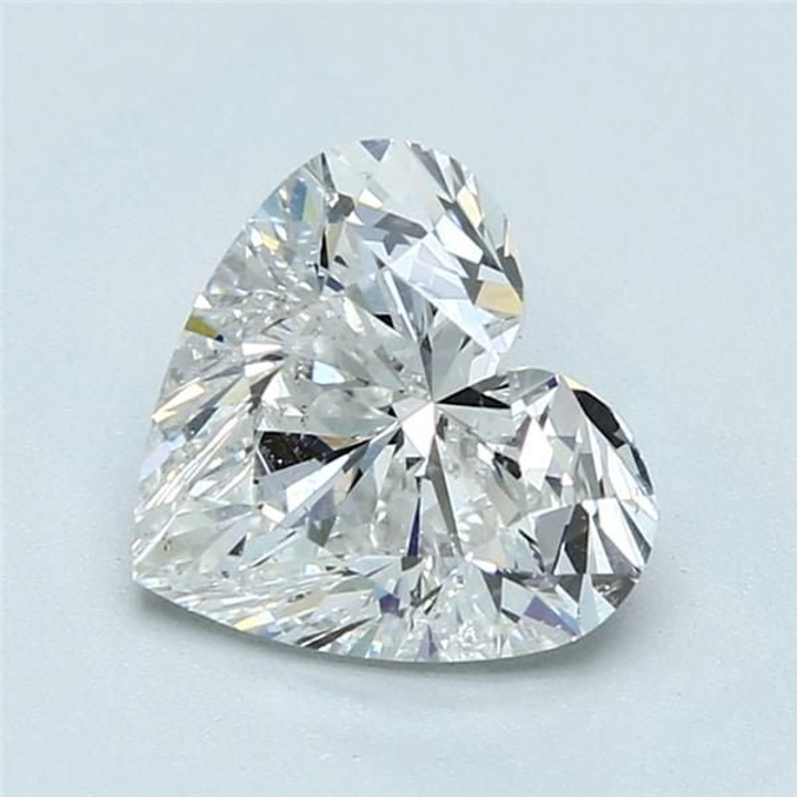 2.01 Carat Heart Loose Diamond, G, SI2, Ideal, GIA Certified | Thumbnail