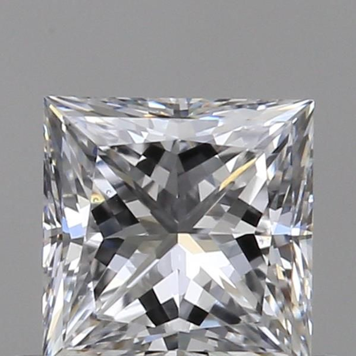 0.50 Carat Princess Loose Diamond, D, VS1, Ideal, GIA Certified | Thumbnail