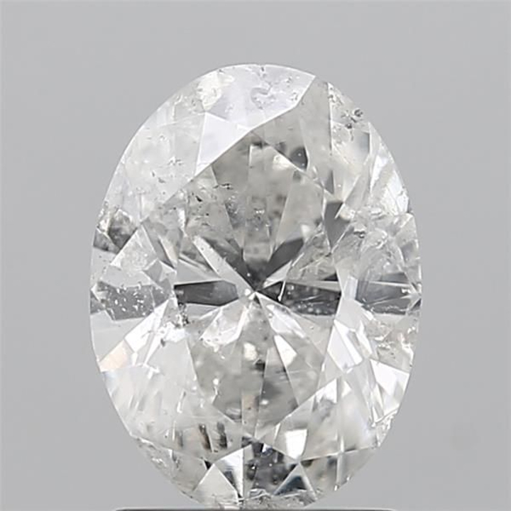 1.51 Carat Oval Loose Diamond, F, I2, Very Good, GIA Certified | Thumbnail