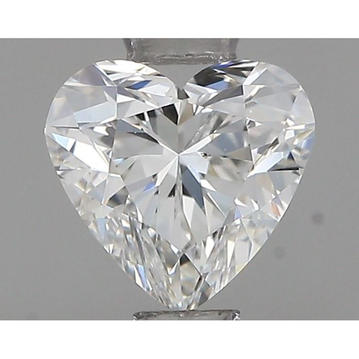 0.50 Carat Heart Loose Diamond, G, VS2, Ideal, GIA Certified
