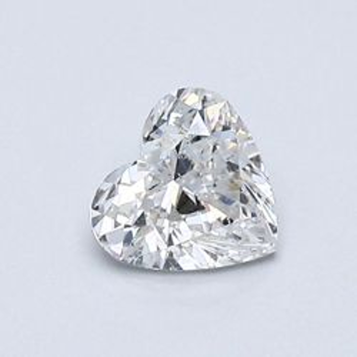 0.50 Carat Heart Loose Diamond, F, SI2, Super Ideal, GIA Certified