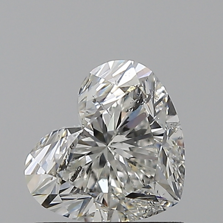1.02 Carat Heart Loose Diamond, H, SI2, Super Ideal, GIA Certified | Thumbnail