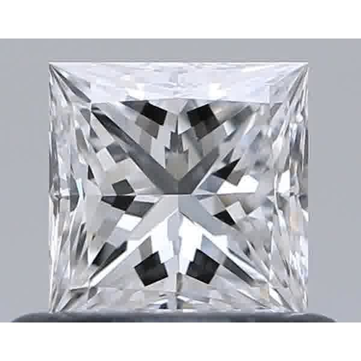 0.50 Carat Princess Loose Diamond, D, VVS2, Super Ideal, GIA Certified